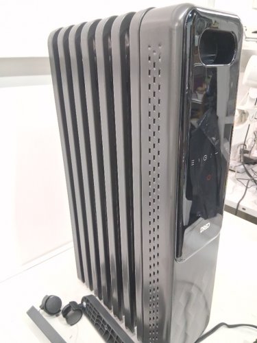 DREO electric Oil-filled radiator Heater with remote control - 1500w - dark Grey (Model: DR-HSH010) image 6
