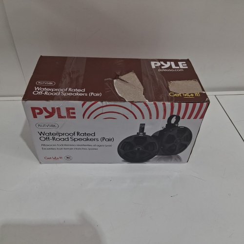 2pk pyle waterproof off road buetooth speakers - amplified vehicle speaker system for ATV, UTV, 4X4, JEEP - 1000W - 5.25" (MODEL: PLUTV51bk) image 2