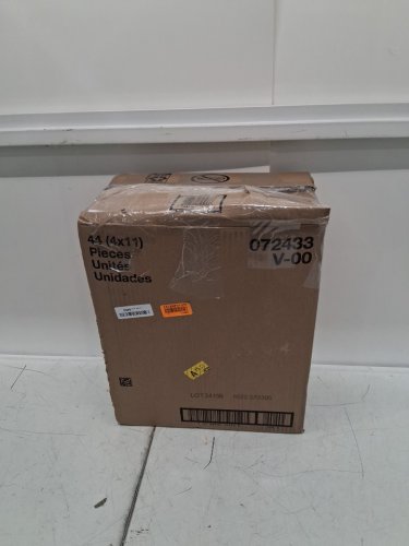 2-Tier Acrylic Nightstand Side Table - 21" x 26" - clear image 2