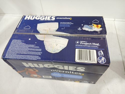 66PK HUGGIES OVERNITES NIGHT TIME DISPOSABLE DIAPERS - SIZE 3 - disney WINNIE THE POOH (model: 53597) image 4