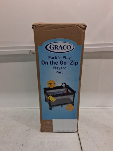 Graco Pack n' Play on the go zip playard - reeves - black/grey (model: 2217526) image 2