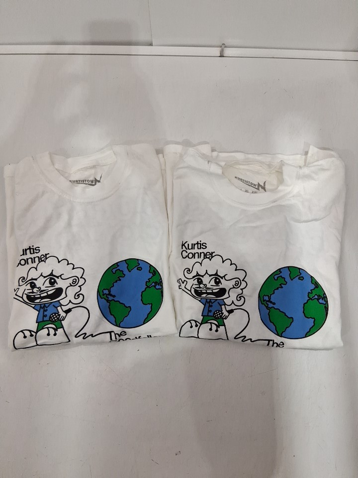 2 UNISEX KURTIS CONNER BAND "THE GOODFELLOW WORLD TOUR" 2025 T-SHIRT - MEDIUM - WHITE image 2