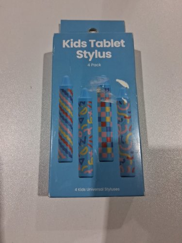 4pk Kids' GEMS Tablet Stylus - 3.5"h x 0.56"w - works with most tablets and smartphones - blue - (model: 080-17-4590) image 2