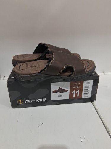 men's prospector austin 2.0 slide sandal - size 12 - brown/black (Style: 1982232) image 2