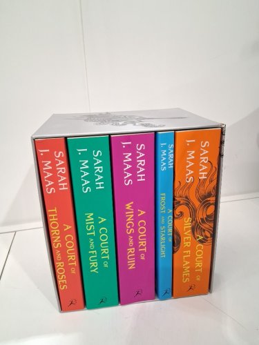 (PAPERBACK) 5PC A Court of Thorns and Roses BOOK Series box set - BOOKS 1 TO 5 by Sarah J. Maas image 2