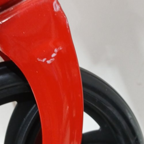 MEDLINE GUARDIAN BASIC STEEL ROLLATOR WITH 8" WHEELS ROLLING WALKER - 300LB CAPACITY - RED (MODEL: MDS86860ERS8) image 6