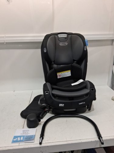 GRACO SLIMFIT3 LX 3-IN-1 CAR SEAT WITH ANTI-REBOUND BAR - GOTHAM GREY/ BLACK (MODEL: 2184499) image 3