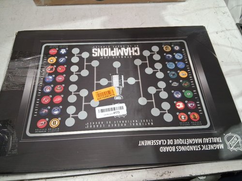 32pc NHL Magnetic Standings Board - 12" x 18" - black image 2