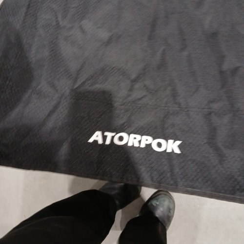 ATORPOK Portable Folding Camping Cot for Adults with Cushion  - 450LBS CAPACITY - 27.5' X 75" X 13.8" - BLACK - (Model: ‎ZZM-1) image 6