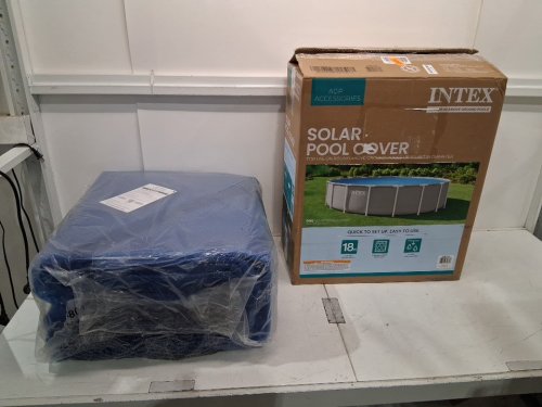 INTEX ROUND SOLAR POOL COVER - 18FT - BLUE (MODEL: 28015E) image 2