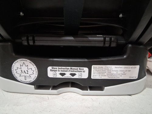 GRACO 4EVER 4-IN-1 CONVERTIBLE CARSEAT - RAEGAN/BLACK/GREY (MODEL: 2142902) image 4