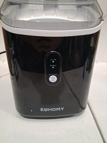 EUHOMY COUNTERTOP NUGGET ICE MAKER - 34LBS/DAY - BLACK (MODEL: IM-12S) image 3