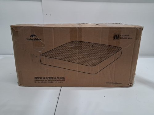 Naturehike self inflating Camping Mattress with sheet - 82.6" x 72.8" x 11.8" - grey image 8