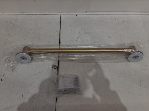 MOEN ALIGN MODERN DESIGNER GRAB BAR, 18", BRUSHED GOLD (MODEL: YG0418BG) image 3