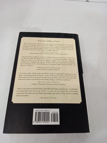 (Hardcover) A Place to Land: Lost and Found in an Unlikely Friendship by Martha Manning image 3