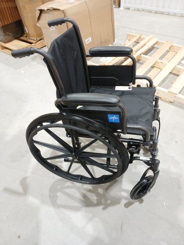 MEDLINE GUARDIAN K1 WHEELCHAIR - 300LB CAP - BLACK (MODEL: K1166N22S) image 4