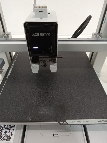 ANYCUBIC KOBRA X 3D PRINTER - 600MM/S HIGH-SPEED FDM PRINTER WITH 4-COLOR PRINTING, 49-POINT AUTO-LEVELING, SMART AI DETECTION - LIGHT GREY - 260 X 260 X 260 MM - (MODEL:KOBRA X) image 4