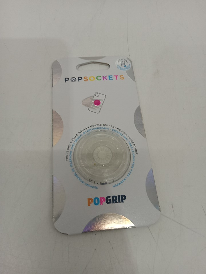 POPSOCKETS POPGRIP Phone Grip & Stand - GLITTER CLEAR image 2