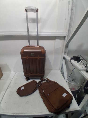 3PC LARVENDER Expandable Carry-on Luggage Set - Maple Brown (Model: 5656PRO-2) image 4