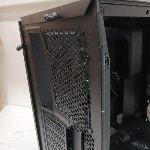 NZXT H5 FLOW Mid-Tower ATX PC Gaming Case with High-Airflow Mesh Front Panel, Tempered Glass Side Panel, Smart Cable Management System, USB-C and Supports Liquid Cooling Radiators - Black (mODEL:CC-H52FB-01) image 6