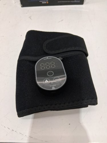 Chargeable Heated Knee Brace and Massager with 6 Heating Levels - Black image 3