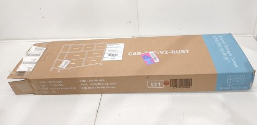 SWEETCRISPY 7-DRAWER DRESSER WITH FABRIC DRAWERS - 39" X 12" X 30" - RUST BROWN - (MODEL: CAB-7BC-V2-RUST) image 2