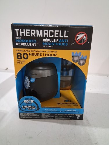 Thermacell Recharegable Repeller with Repellent Cartridge AND 1USB Cable UPTO 80 Hours of Mosquito Protection - BLACK (MODEL: 6699556) image 2
