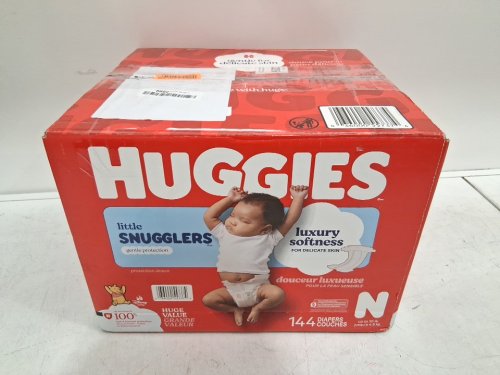 105PK HUGGIES LITTLE SNUGGLERS BABY DIAPERS - SIZE NEWBORN (UP TO 10 LBS) - WINNIE THE POOH image 3