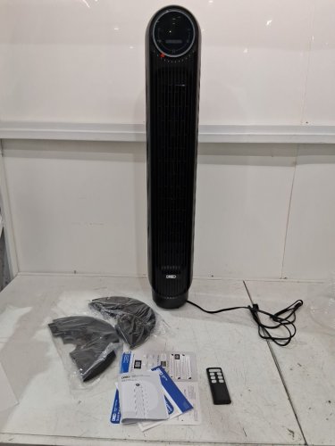 DREO 307 SERIES TOWER FAN WITH 4 SETTINGS, REMOTE CONTROL, TIMER & LED DISPLAY - 36" - BLACK (MODEL: DR-HTF007S) image 3