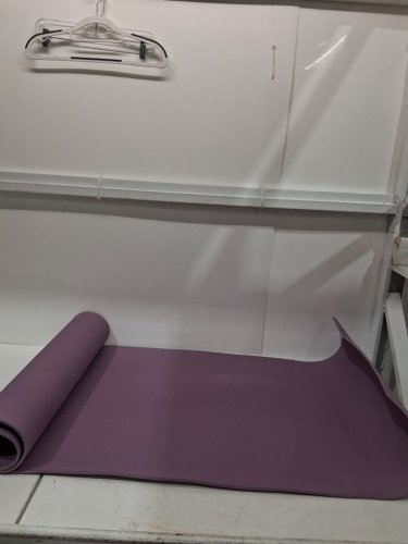 Amazon Basics TPE Exercise Yoga Mat with Carrying Strap - 73.6" x 24" x 1/4" - purple (model: amz3) image 3