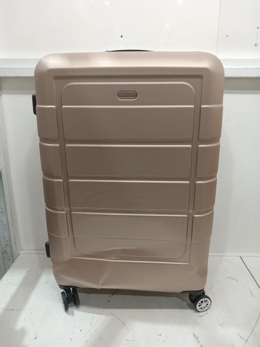 SHOWKOO Luggage Durable Expandable Hard side Suitcase with Double Spinner Wheels & TSA Lock - 28" - Champagne image 3