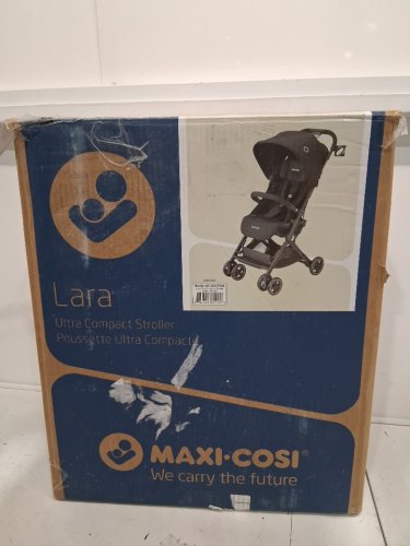 MAXI-COSI LARA ULTRA COMPACT foldable STROLLER - ESSENTIAL BLACK (MODEL: 01323CFNA) image 2