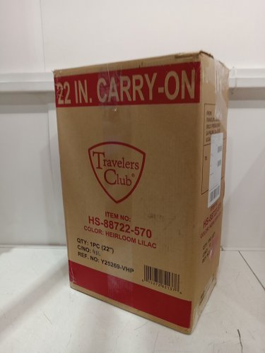 Travelers Club Gilroy Rolling Hardside Carry-On Luggage - 22" - lilac purple (MODEL: HS-88722-570) image 2