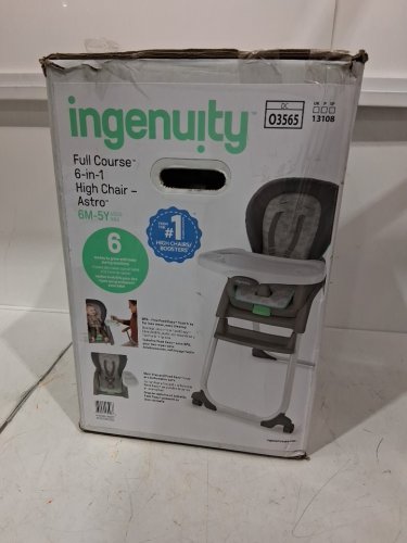 INGENUITY FULL COURSE CONVERTIBLE 6-IN-1 HIGH CHAIR - ASTRO (MODEL: 13108) image 2