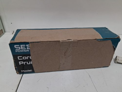 SEESII CORDLESS MINI HAND CHAINSAW - 6" 21V BATTERY -blue (model: m6 SE) image 2