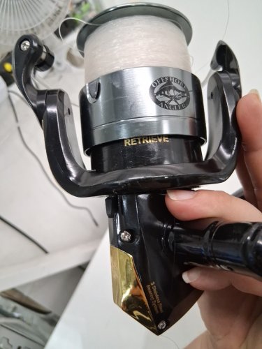 Offshore Angler Power Plus Reel Spinning - BLACK/SILVER image 4