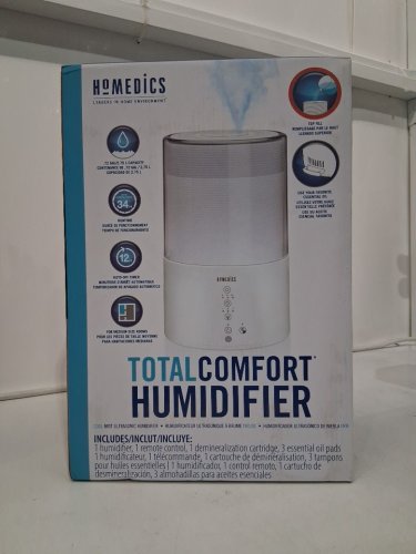 Homedics Total Comfort top fill cool mist ultrasonic Humidifier with remote - 2.75L - White (Model: UHE-CMTF28) image 2