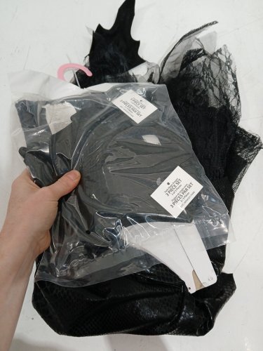 3PC DARK MAGIC DRAGON COSTUME SET - SMALL - BLACK (STYLE: 40943BK(S)) image 2