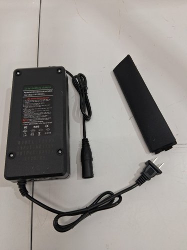 Fast Charger with Cannon/XLR Plug for 72V Lithium Battery, with Cooling System  - 84V 5A - black (model:72v5a) image 2