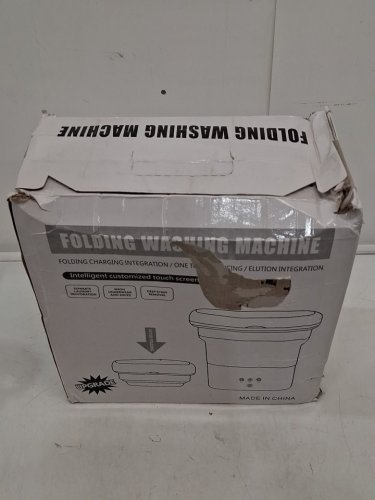 BAOATRA PORTABLE FOLDING WASHING MACHINE, EASY TO TRANSPORT AND STORE - PINK image 2