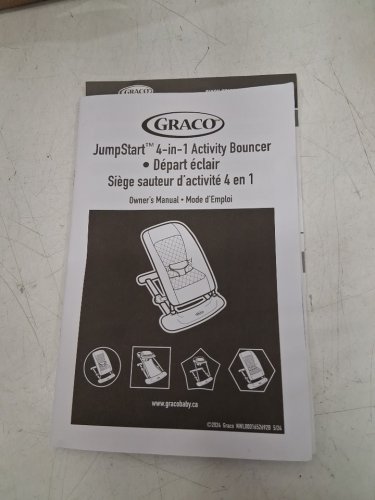 Graco Growing Stage JumpStart Activity Bouncer - 4-IN-1 - 40LB MAX - WREN/white (MODEL: 2214053) image 7