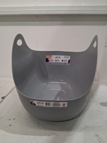 LITTER GENIE CAT LITTER BOX, FLEXIBLE PLASTIC WITH POUR SPOT - GREY image 3