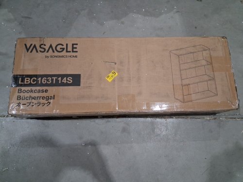 VASAGLE CUSTOS Collection 3-Tier Bookcase - 9.4 x 23.6 x 32 - WHITE - (model: ULBC163T14) image 2