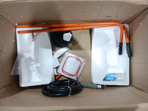 ABRASIVE HIGH PRESSURE PORTABLE SAND BLASTER FOR RUST REMOVAL - 20 GALLON - 60-110 PSI - ORANGE (MODEL: FF-Q903) image 6