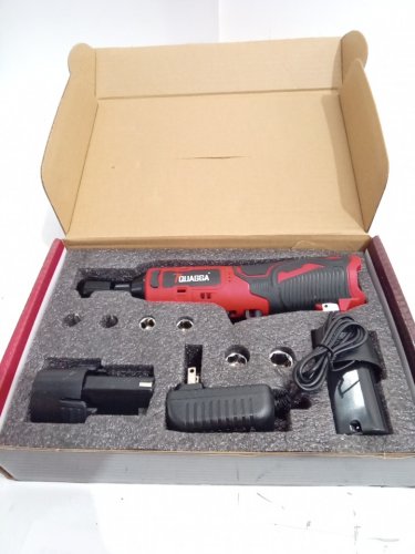 JENABOM  Cordless Electric Ratchet Wrench Set - 3/8" - 12V - red/black image 3