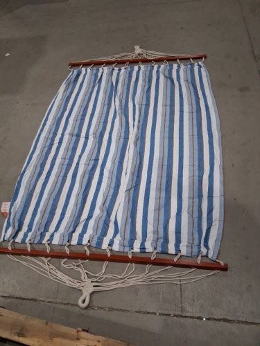 lazydaze heavy duty Fabric Double Hammock with Spreader Bar - 11ft - 450lba capacity - blue (model:hm-l-fb001) image 5