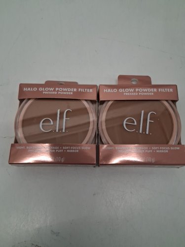 2PK E.L.F HALO GLOW powder filter pressed powder - deep neutral -10g/each image 2