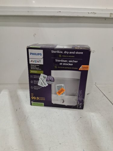 PHILIPS AVENT PREMIUM BOTTLE STERILIZER & DRYER - WHITE (MODEL: SCF293/00) image 5