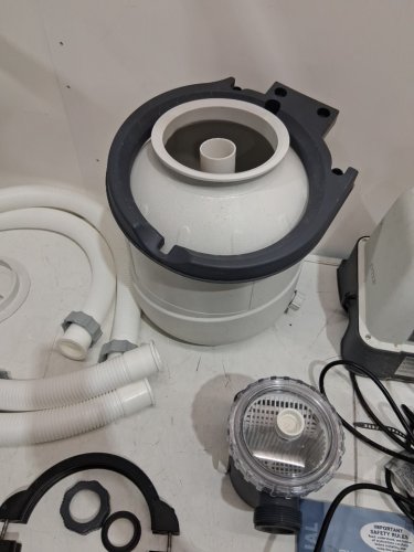 INTEX SX2100 KRYSTAL CLEAR SAND FILTER PUMP FOR ABOVE GROUND POOLS - 2100GPH - WHITE/GREY (MODEL: SFW80110/SX2100) image 7