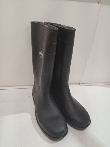 men's PIONEER STORM MASTER RUBBER RAIN BOOTS -13 - BLACK image 3